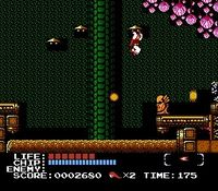une photo d'Ã©cran de Kabuki - Quantum Fighter sur Nintendo Nes